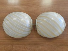 Coppia Di Applique Anni 70 In