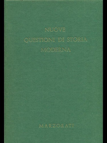 Nuove questioni storia - nuove, di