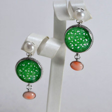 ORECCHINI  ARGENTO 925 PERLE