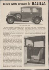 Fiat  auto d'epoca  pubblicità