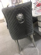 4 sedie da pranzo di lusso in