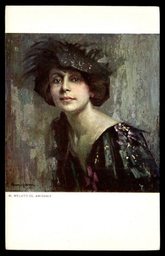 Cartolina postale melato - cartolina, m.