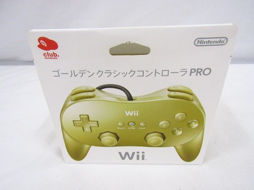 Nintendo wii gold classic - gold,