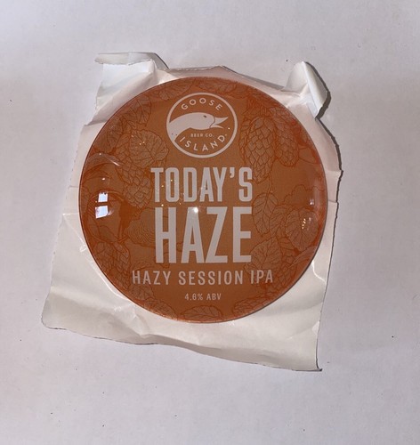 Goose island todays haze round - island,