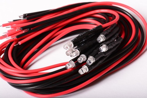 Clear led rossi 3mm - clear,