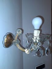 Applique vintage classico vetro di Murano cristallo a gocce anni '60