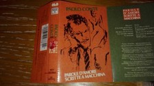PAOLO CONTE RARA MC MUSICASSETTA K7 1990 Parole amore scritte macchina 1^ STAMPA