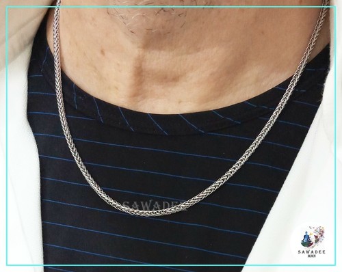 Collana catena acciaio inox - collana,