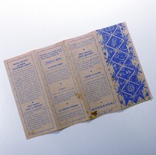 PIEGHEVOLE PUBBLICITARIO OPERE MONDADORI SULLE TERRE D'ORIENTE ANNI '30 L2710S41