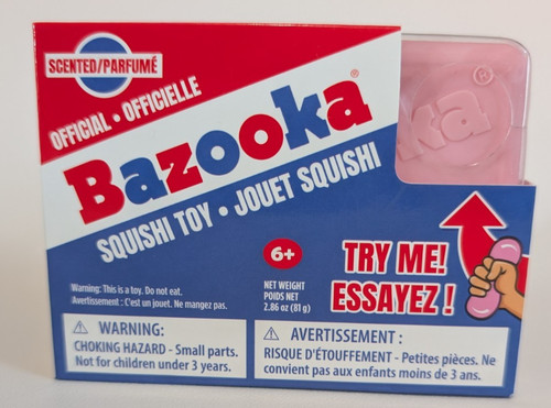 Bazooka joe gum squishi toy - bazooka,