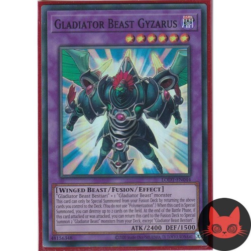 Yugioh gladiator beast gyzarus - yugioh,