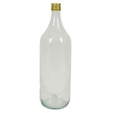 BOTTIGLIA MAXI DA LT.2 LISCIA IN VETRO CON TAPPO A VITE