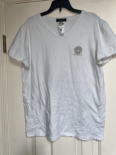Versace shirt uomo bianca - t-shirt,