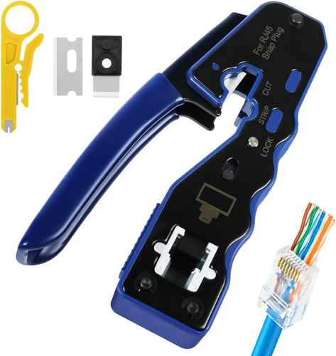 Pinza crimpatrice rj45 rete - pinza, di