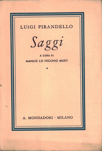 Saggi luigi pirandello - saggi,
