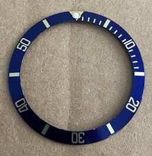 Inserto lunetta luminova blu/oro originale Rolex submariner 16613/16618 