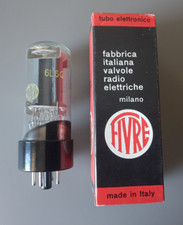 Valvola 6L6G - 6L6  FIVRE ITALIA  testata