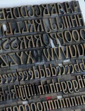 Police de Caractères à dorer