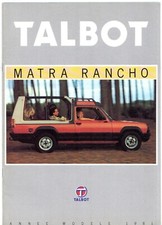 Talbot Matra Rancho 1980-1981