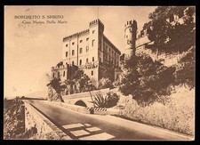 BORGHETTO SANTO SPIRITO SAVONA CARTOLINA CASA MARINA STELLA MARIS VG 1954