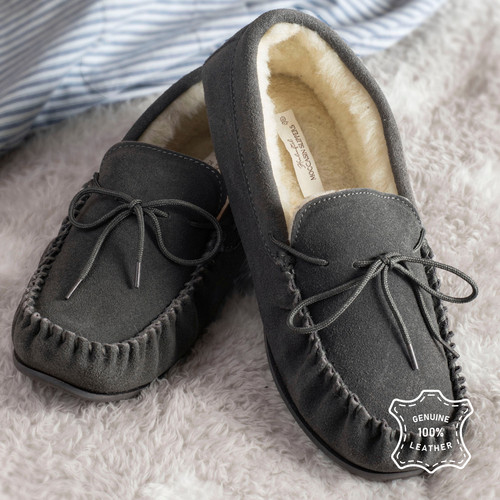 Mocassino uomo lana - , foderato