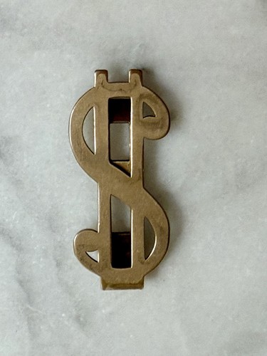 Vintage swank insegna dollaro - swank,