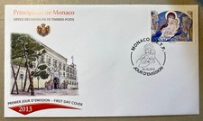 MONACO - FDC - NATALE 2013. Dipinto di Georgij Shishkin, pittore russo