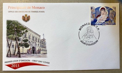 Monaco fdc natale 2013 - -,
