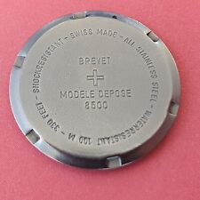 fondello depose ref. 8500 x orologio sicura stunt watch case stainless steel old