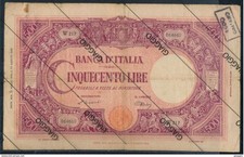 °°° ITALIA 500 LIRE BARBETTI 21/3/1946 °°°