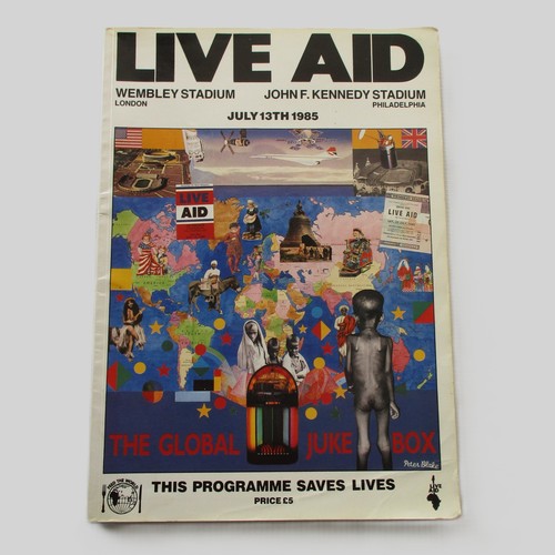 Live aid concert ticket stub - aid, +
