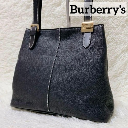 Burberry borsa tote pelle - burberry, in