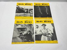 4x "Hi-Fi News" Vintage