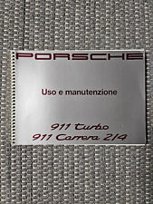 Libretto Uso e Manutenzione Porsche 911 964 Carrera 2 - 4 - Turbo