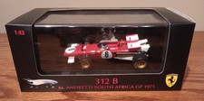 Hot Wheels Elite Ferrari 312 B Andretti Gran Premio del Sudafrica 1971 #6 rosso