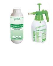 Copyr l CIPERTRIN 10 plus-Kit Insetticida, Nebulizzatore a pressione + 1lt