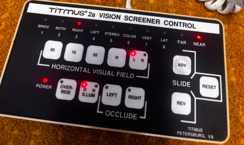 Titmus vision screener - titmus, 2a