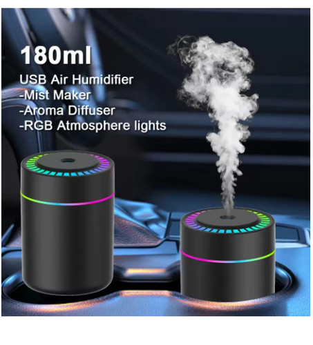 Mini umidificatore aria 180ml - mini,