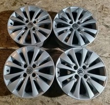 SET 4 CERCHI IN LEGA CITROEN C3 C4 C5 DS3 DS4 4 FORI DA 16" 50 EURO CADAUNO 