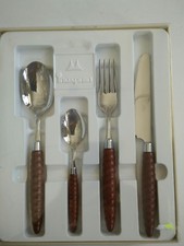 set posate acciaio inox 24