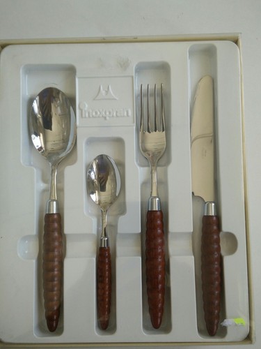 Set posate acciaio inox - acciaio, 24