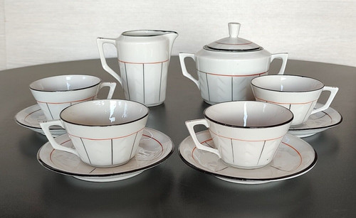 Antico servizio caffè 4 - caffÈ, x