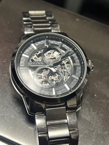 Bulova automatic black dial - bulova,