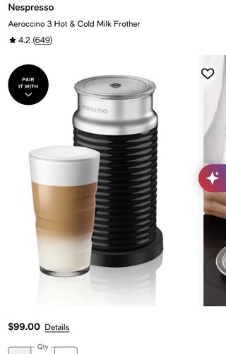 Nespresso aeroccino3 - nespresso,
