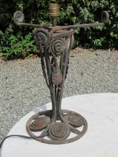 Art deco pied lampe fer - deco,