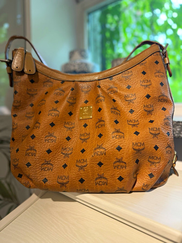Borsa tracolla mcm marrone - a,