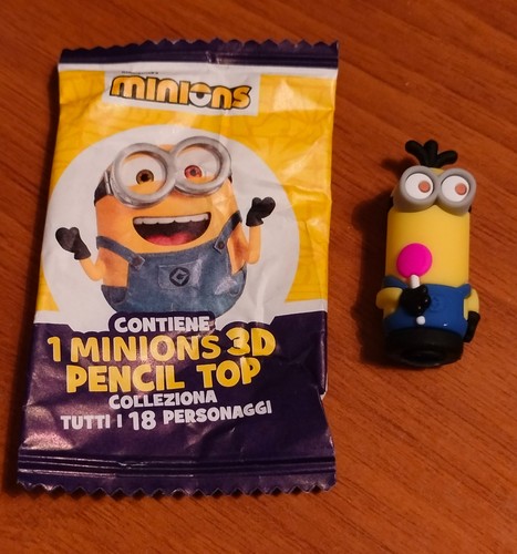 Minions pencil top - minions, 3d