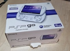Sony PSP Go 16g sistema palmare bianco perla in scatola quasi come nuovo CFW PlayStation