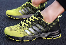 Scarpe sportive "KEEP RUNNING" Verde Fluo Tg 42