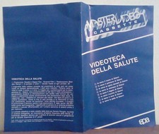 Opuscolo/Catalogo VIDEOTECA DELLA SALUTE MasterVideo Cassette  (V26)